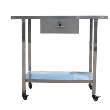 Cheap 304 Stainless steel veterinary examination treatment table pet